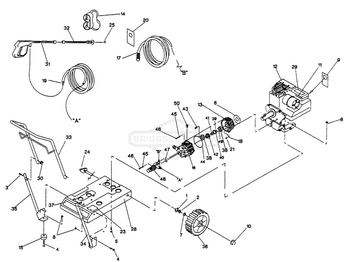 GENERAC 0597 parts breakdown